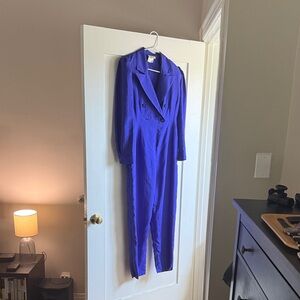 Vintage Royal Blue / purple Jumpsuit